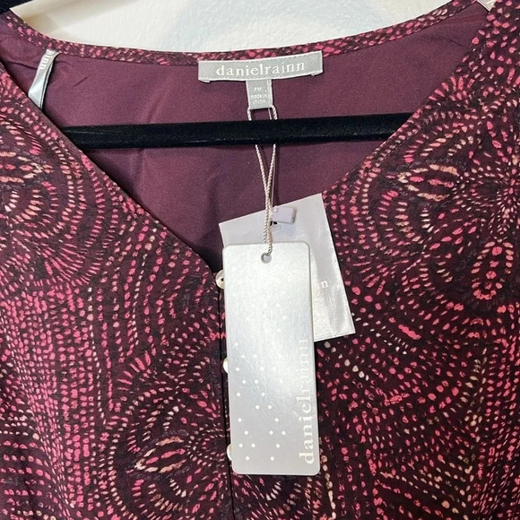 Daniel Rainn Parnika Button Detail Dress Medium Petite - Picture 2 of 8